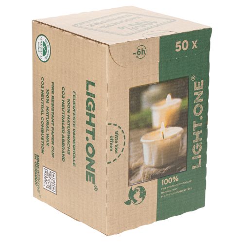 Produkt Podgrzewacze w papierowej kopercie na okazje świąteczne i nastrojowe chwile. Podgrzewacze One 4cm 50szt.