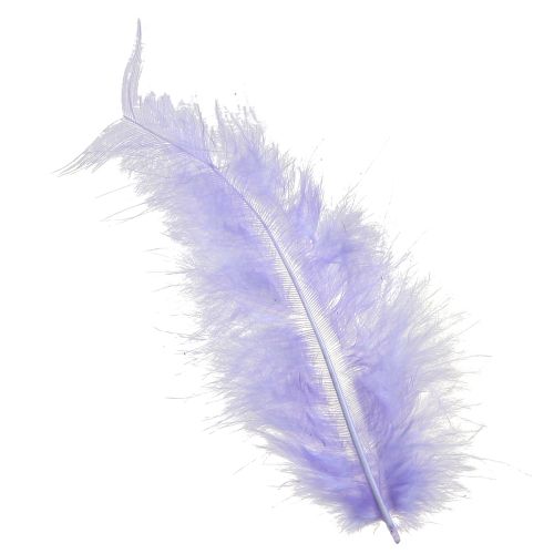 Produkt Fioletowe piórka Puszyste artykuły do rękodzieła Wiosna 5-10cm 20g