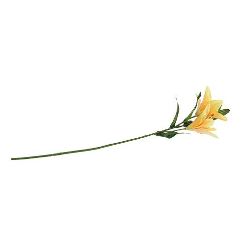 Floristik24 Lilia sztuczna pomarańczowa L66cm 1szt.