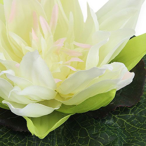 Floristik24 Kwiat lotosu pływający 18cm biały 3szt