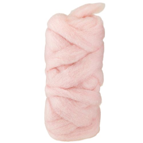 Lunte Pink Wool Lunte Natural Wool Wodoodporna, trwała w kolorze 5 cm 10 m