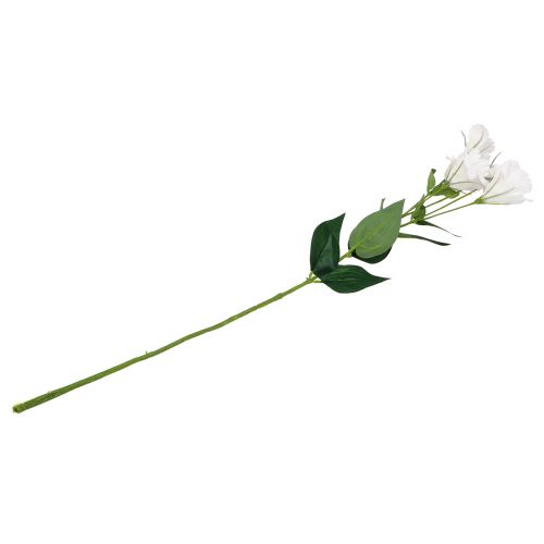 Produkt Sztuczny kwiat Lysianthus biały L87,5 cm