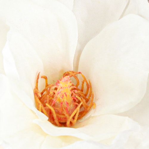 Produkt Magnolia Białe Sztuczne Pąki Kwiatowe Dekoracja Gałązka H40cm 2szt