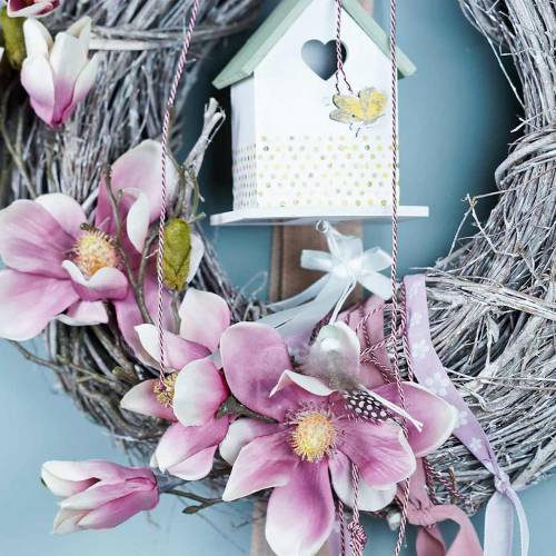 Floristik24 Gałązka magnolii fioletowa 110cm 1szt.