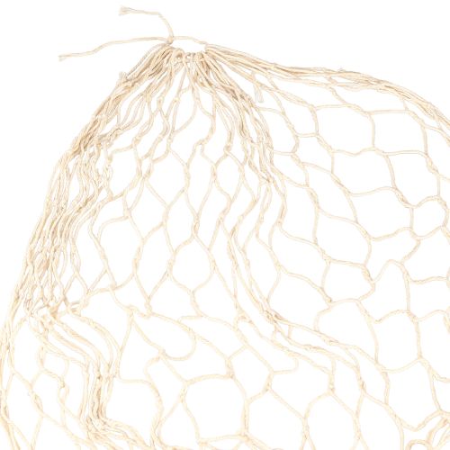 Floristik24 Dekoracja z siatki makramowej Krem Lato Morskie 85–90x100cm