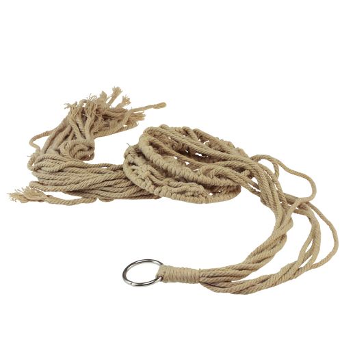 Produkt Dekoracja makrama do zawieszenia beżowo-brązowa boho Ø12cm W79cm