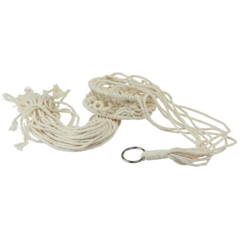 Produkt Makrama wisząca dekoracja kremowa w stylu boho Ø12cm W79cm