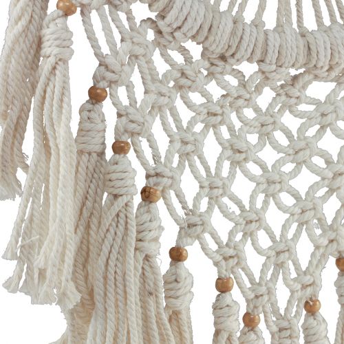 Produkt Makrama łapacz snów kremowa dekoracja ścienna o wymiarach 29×72cm