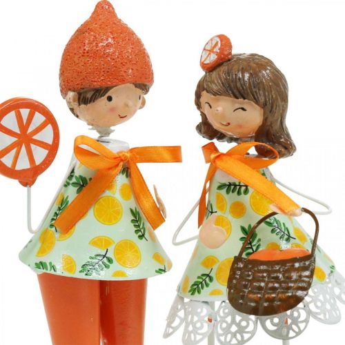 Produkt Małe owoce, dekoracja letnia, figurki cytryny pomarańcze wys.17/18cm 4szt
