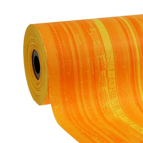 Papier mankietowy 25cm 100m żółto/pomarańczowy