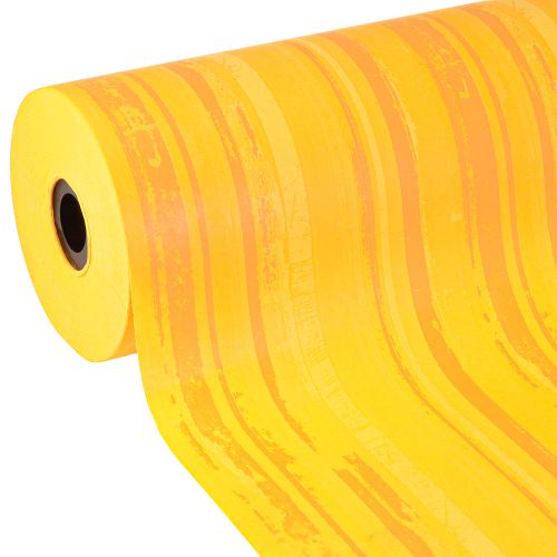 Mankiet papierowy kwiatek papier żółty pomarańczowy 37,5cm 100m