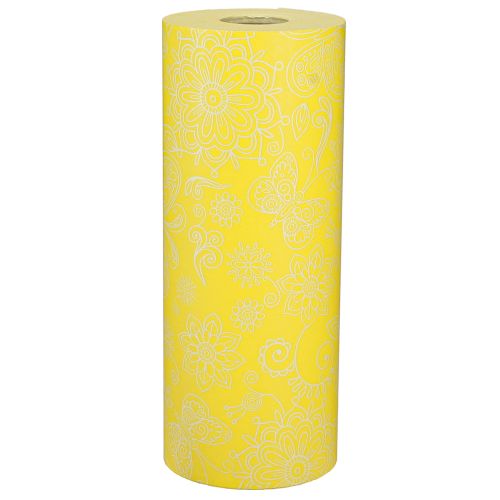 Produkt Papier do mankietów żółty biały Summertime 25cm 100m