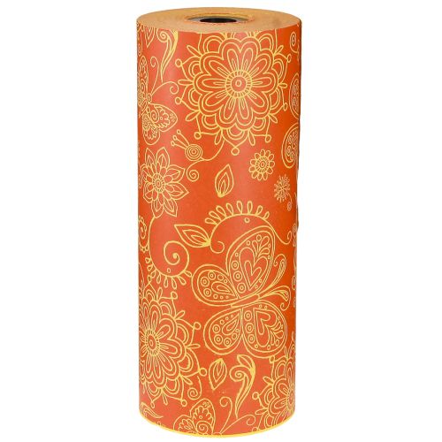 Produkt Papier do mankietów Pomarańczowy Żółty Lato 25cm 100m