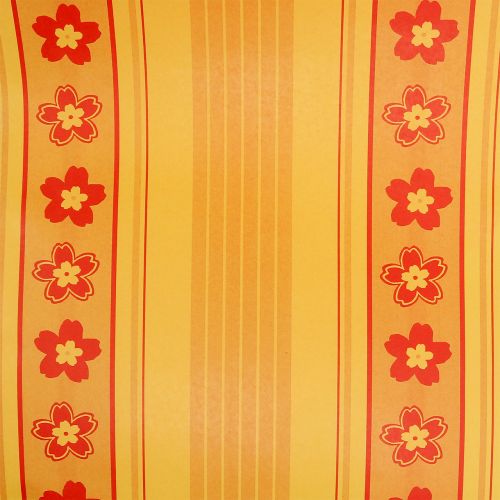 Produkt Papier mankietowy kwiatowy wzór 37,5cm 100m żółty, czerwony