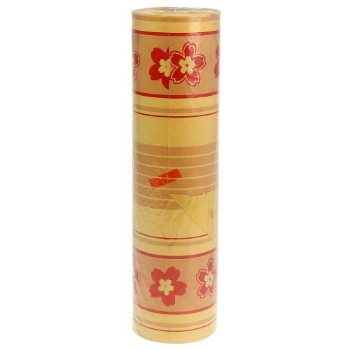 Produkt Papier mankietowy kwiatowy wzór 37,5cm 100m żółty, czerwony