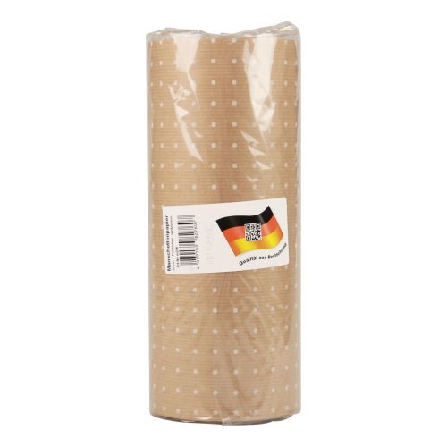Produkt Mankietowa bibułka w kropki naturalne 25cm 100m