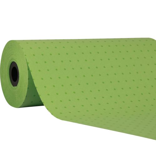 Produkt Papierowa chusteczka do mankietów zielone kropki 25cm 100m