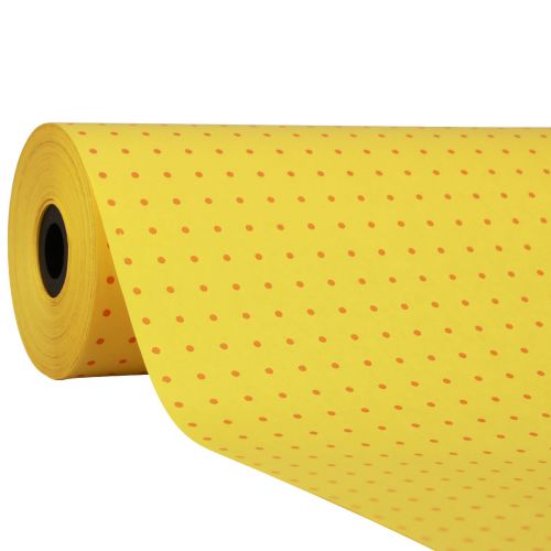 Produkt Bibułka do mankietów w żółte kropki 25cm 100m