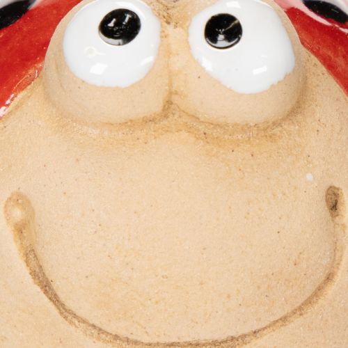 Produkt Dekoracyjna figurka ceramiczna Biedronka do wesołej dekoracji ogrodu i parapetów, 7cm, 3 sztuki