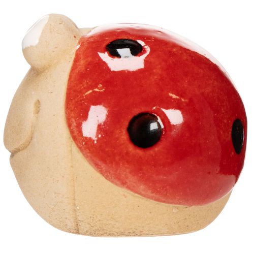 Produkt Dekoracyjna figurka ceramiczna Biedronka do wesołej dekoracji ogrodu i parapetów, 7cm, 3 sztuki