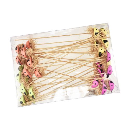 Produkt Biedronka ozdobne kwiatki drewniane 2,5x3,5x2cm 32szt