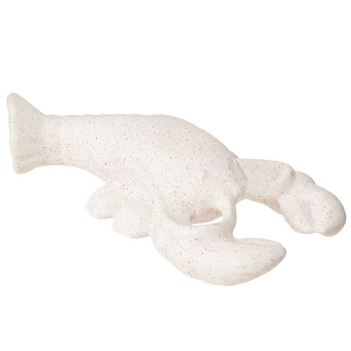 Floristik24 Morska figurka dekoracyjna Ceramiczny homar Biały 17,5×9×3cm
