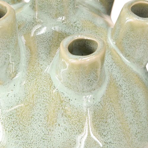 Produkt Wazon Dekoracyjny Morski Koralowy Optyczny Jasnozielony Ø11,5cm H10cm