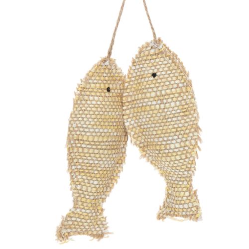 Wisząca ozdoba żeglarska, ozdobna ryba do zawieszenia, wys. 32 cm kupić | Floristik24.pl