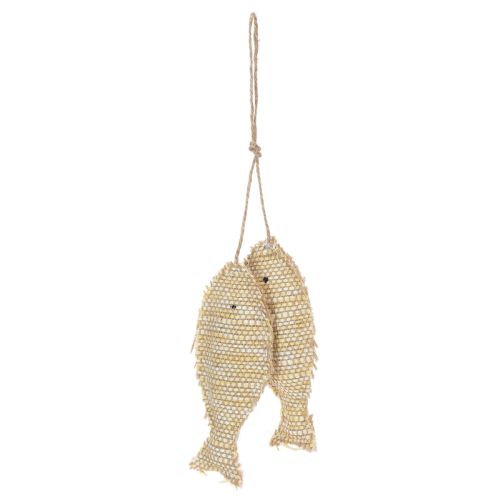 Wisząca ozdoba żeglarska, ozdobna ryba do zawieszenia, wys. 32 cm | Floristik24.pl