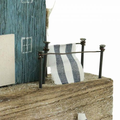 Produkt Morska drewniana dekoracja promenady portowej Shabby Chic wys. 25,5cm