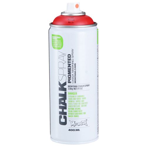 Floristik24 Farba w sprayu kredowym w kolorze czerwonym Montana 400ml