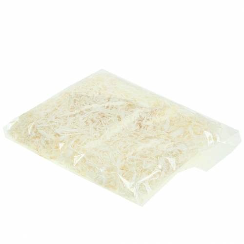 Floristik24 Wata bawełniana morwowa bielona 150g