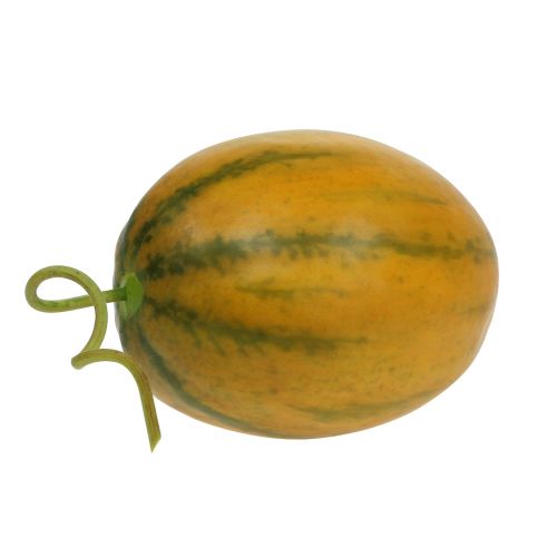 Floristik24 Melon sztuczny żółty Ø10cm 13cm
