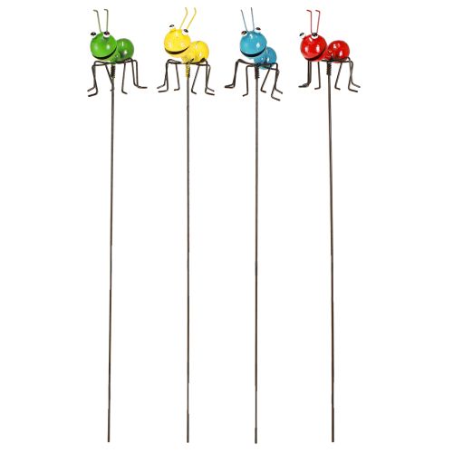 Produkt Metalowa dekoracja Mrówka na patyku Dekoracja ogrodowa Różne 46cm 4 szt.