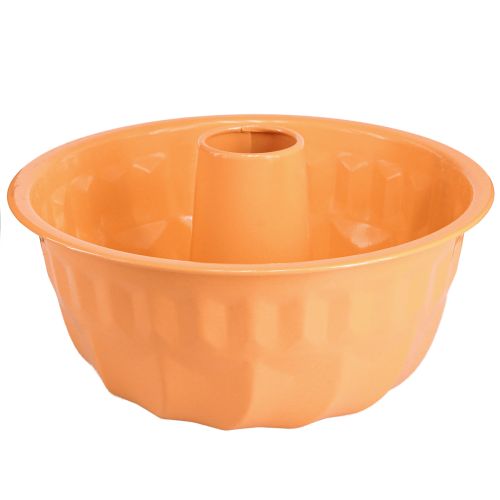 Produkt Metalowa dekoracyjna forma do pieczenia Gugelhupf pomarańczowa Ø23cm W12cm