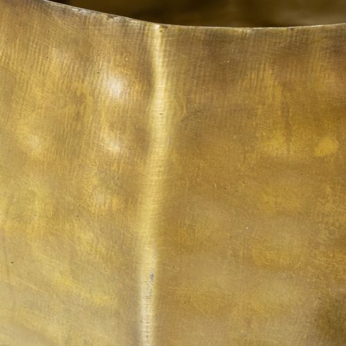 Produkt Doniczka dekoracyjna metalowa, mosiądz, Ø22/18/14cm, zestaw 3 szt.