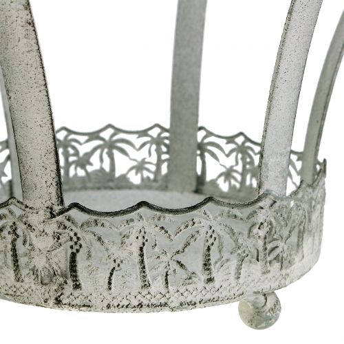 Floristik24 Korona metalowa do dekoracji Ø20,5cm H26cm