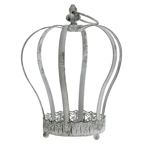 Floristik24 Korona metalowa do dekoracji Ø20,5cm H26cm