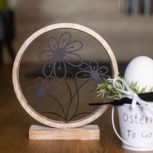 Produkt Metalowe kwiaty dekoracja stołu drewniana metalowa dekoracja sprężynowa W19cm