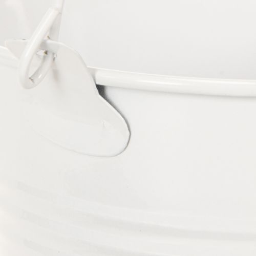 Produkt Wiadra metalowe, białe, Ø12cm, wys.10cm, 8 szt.