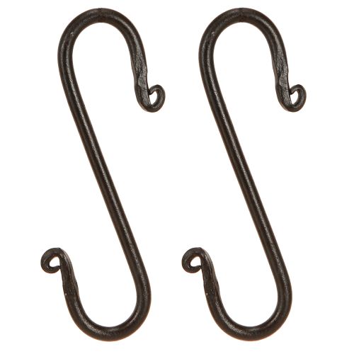Produkt Haczyk metalowy Haczyk S do dekoracji w kolorze czarnym 8cmx15cm 2szt