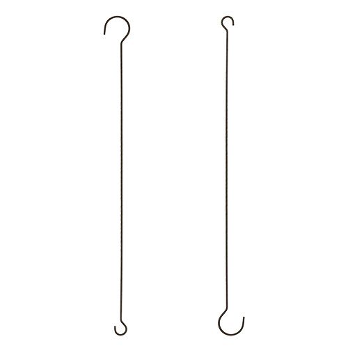 Floristik24 Haczyk metalowy brązowy 35cm 12szt.