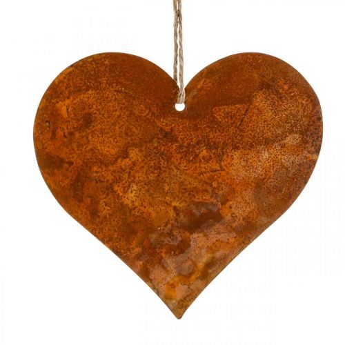 Produkt Serca metalowe, zawieszki ozdobne, dekoracja rdzawa 19×20 cm 4 szt