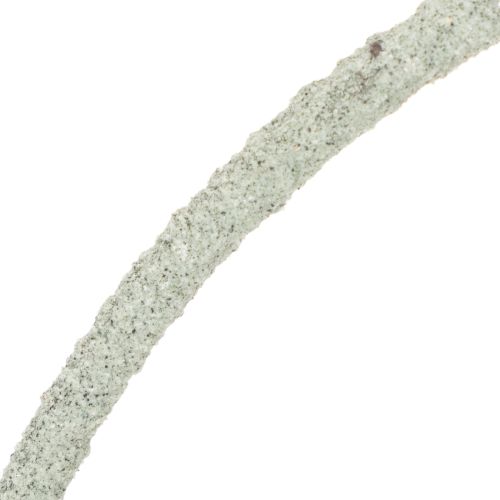 Dekoracyjny pierścień metalowy na drewnianej podstawce do dekoracji stołu, 43 cm | Floristik24.pl