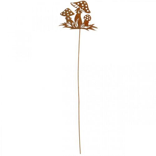 Floristik24 Jesienne korki muchomory, metalowa dekoracja, kwiat patyna 39cm