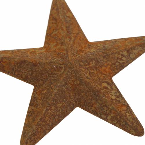 Floristik24 Gwiazda patynowana metalowa 5cm 24 szt