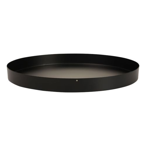 Produkt Taca metalowa taca ozdobna czarna okrągła taca na świece Ø25cm 2szt