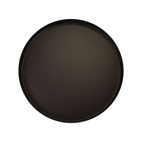 Produkt Taca metalowa okrągła podstawka na świece czarna Ø20cm W2,5cm 2szt