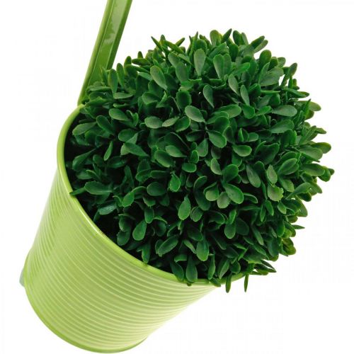 Floristik24 Doniczka do zawieszenia, dekoracja balkonu, doniczka zielona Ø13,5cm