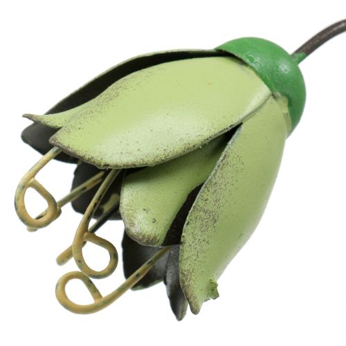 Floristik24 Korek kwiatowy metalowy tulipan 34cm 3szt.